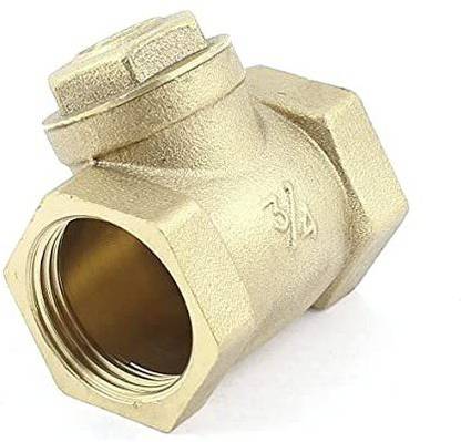 PMW Horizontal Check Valve - Brass - Heavy - Pack Of 1 - 3/4 Inch Diameter Check Valves