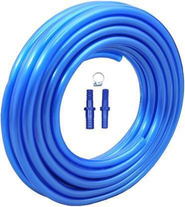 sky enterprises CLAMP RING PREMIUM QUALITY Hose Pipe Flexible Water Pipe/PVC Pipe/Garden Pipes with Hose Connector (10 Meter) Hose Pipe