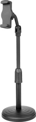MOOZMOB Adjustable Mobile Stand with 360 Degree Rotatable Head for Online Classes, Table, Bed, Desktop, Video Calls Mobile Holder