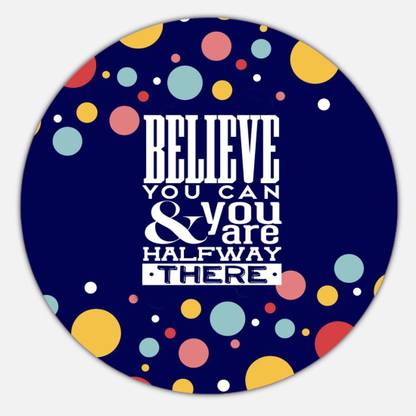Alwaysgifts Non-Slip Round Mouse Pad/Game Pad for Desktops, Computer PC and Laptop for Office and Home Mousepad