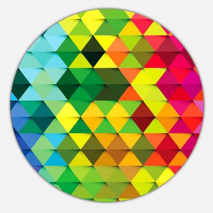 Alwaysgifts Non-Slip Round Mouse Pad/Game Pad for Desktops, Computer PC and Laptop for Office and Home Non Slip Base Mousepad