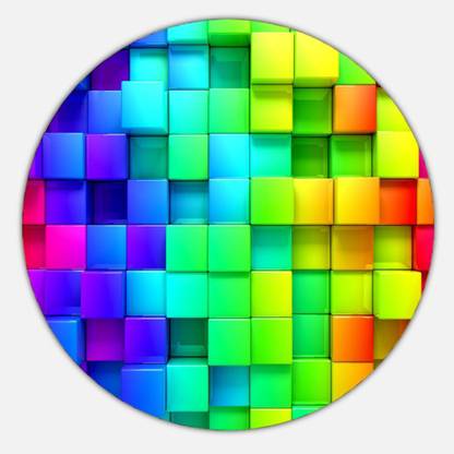 Alwaysgifts Non-Slip Round Mouse Pad/Game Pad for Desktops, Computer PC and Laptop for Office and Home Mousepad