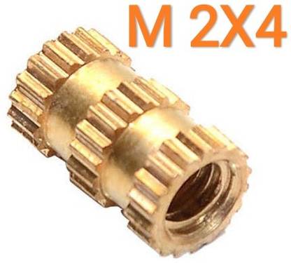 qutbi Nut BRASS INSERT M2X4