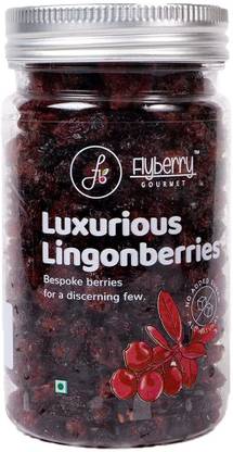 Flyberry Gourmet Gourmet Dried Lingonberries 100 Gms Cranberries
