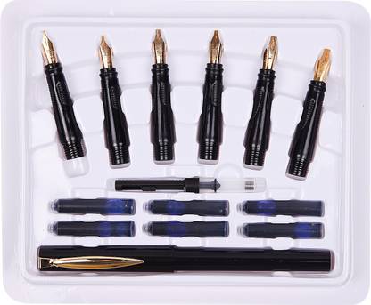 ATLAS 22 Carat Gold Plated Nibs and Pen Set for Calligraphy