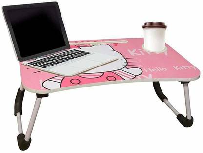 Wellmart Hello Kitty Wood Portable Laptop Table