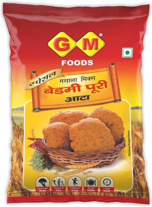 GM FOODS Bedmi Puri Atta Mix 500 Gram (Pack Of 3) 1500 g