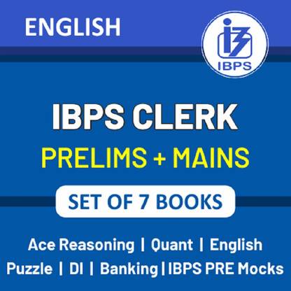 IBPS Clerk 2025 Books Kit For (Prelims + Mains) In English Printed Edition