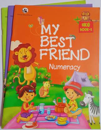 My Best Friend UKG Book-1(Numeracy, General Awareness, And Literacy) Activity Best