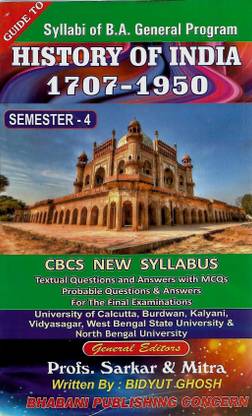 History Of India Fourth Semester Guide Bhabani Publishing Concern