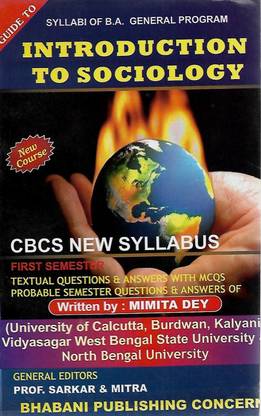 Introduction To Sociology First Semester Guide Bhabani Publishing Concern