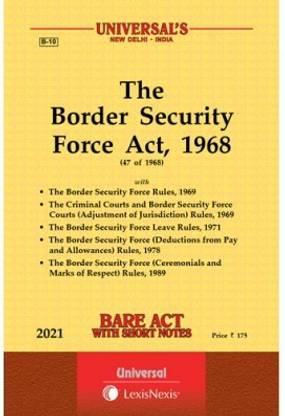 Border Security Force Act, 1968 Along With Allied Rules