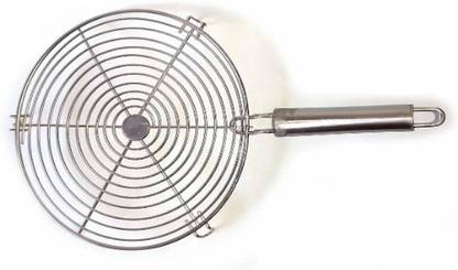 madina Hand Toast Grill Stand, Bread Papad, Roti Stand Roasting net Rack (Round Shape) 10 Slice Toast Rack