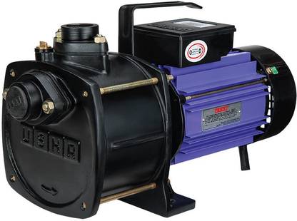 USHA 1 HP SWJET C050 0.5 HP SHALLOW WELL JET PUMP[1 YEAR REPLAEMENT WARRANTY , 100% COPPER WINDING AND SUCTION POWER-25-30 Feet] Work Upto 6th Floor Centrifugal Water Pump