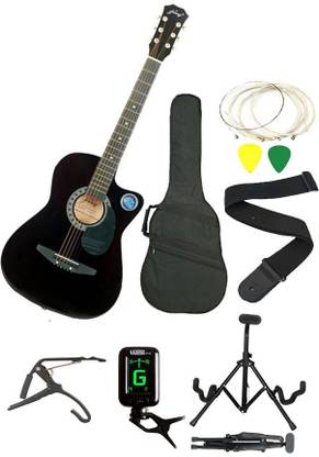 JIXING JXNG-BLK-SC Acoustic Guitar Linden Wood Maple Right Hand Orientation