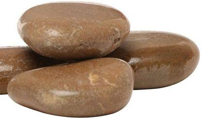 Foodie Puppies Natural Glossy Finish Attractive Quality Big Size Pebbles Stone for Massage (2kg , Jumbo Stone) River Rock Unplanted Substrate