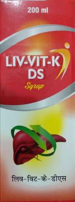 bharat herbal Liv-Vit-K DS Syrup for improve Liver Health