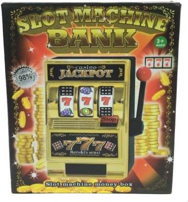 SANJARY CASINO JACKPOT GAME Mini Casino Jackpot Fruit Slot Machine Moneybox Game Toy For Kids Money Bank Slot Jackpot Game Party & Fun Board Game