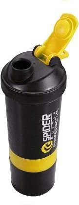 geutejj Smart Shaker Bottles For BCAA & Pre-Post Workout Supplement Protein Shaker 600 ml Sipper
