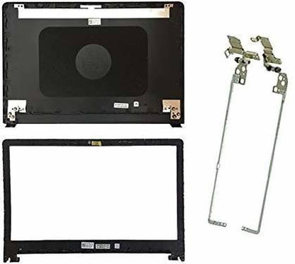 gtb solutions Laptop Panel for Inspiron 15 3567 3565 3568 15.6" LCD TOP Panel Back Cover, with Bezzel, and Hinges 0VJW69 VJW69 Combo Set