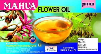 PMW Mahua Madhuca longifolia Illipe Dried Flower Oil , 500 ml Facial Cleanser System & Brush