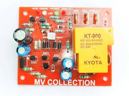 M V COLLECTION SPEAKER PROTECTION WITH CLIP , SIGNAL , POWER, PROTECT LED INDICATORS DC VOLTAGE , SHORT CIRCUIT , OVER HEAT PROTECTION FOR PROFFESTIONAL AMPLIFIERS BEST IN QUALITY Electronic Components Electronic Hobby Kit