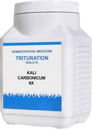 Bakson's Homoeopathy Kali Carbonicum 6X Tablets