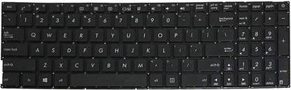 WISTAR MP-13K93US-G50 0KNB0-610TUS00 Replacement Keyboard Without Frame for Asus X540 X540L X540LA X540LJ X540S X540SA X540SC X540Y X540YA, US Layout Black Color Laptop Keyboard Replacement Key