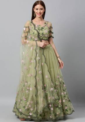 Semi Stitched Lehenga Choli