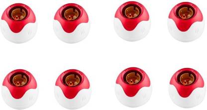 JELECTRICALS Fancy Bulb Holder - Pack of 8 Polypropylene Light Socket