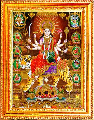 सुनीनो नव दुर्गा माँ | गॉड फोटो फ्रेम रिलीजियस फ्रेम