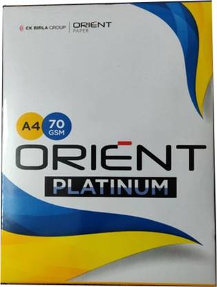 ORIENT PLATINUM A4 Paper--002 Unruled A4 70 gsm A4 paper