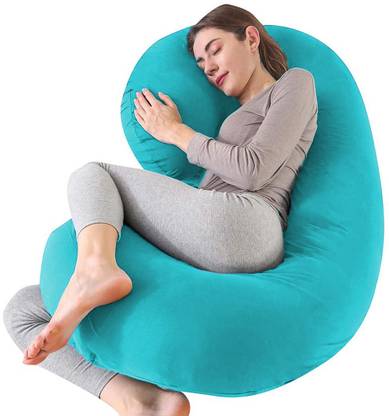 OneNonly C Shape Pregnancy Pillow Microfibre Solid Pregnancy Pillow Pack of 1