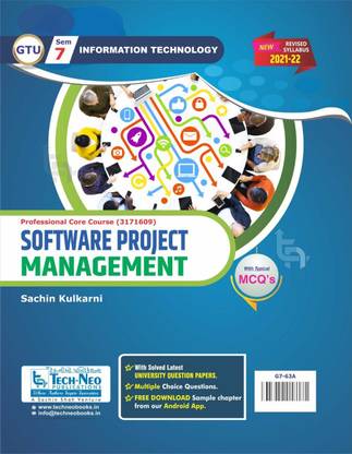 Software Project Management (Includes Typical MCQ's) For GTU Sem 7 Information Technology Course Code : 3171609