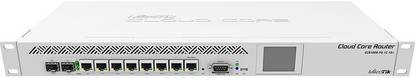 MikroTik CCR1009-7G-1C-1S+ Cloud Core Router Router 2.1 GHz 10240 Mbps Wifi Speed Single Band Ethernet (Cable Broadband)