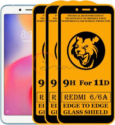 Dream Edge To Edge Tempered Glass for Mi Redmi 6A