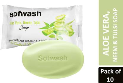 sofwash Aloe Vera, Neem, Tulsi Soap