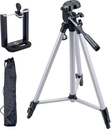 Powerpak Photo-X5 4.5 Feet Flat Tripod Stand with 3-Way Panhead for Digital DSLR, Video Camera Tripod