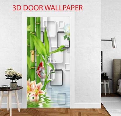 INTERIOR 2 YOU 198.12 cm Decorative door stickers Self Adhesive Sticker