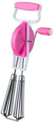 Tingoking Stainless Steel Manual Egg Beater/Whisker/Hand Blender Machine Stainless Steel Spiral Whisk