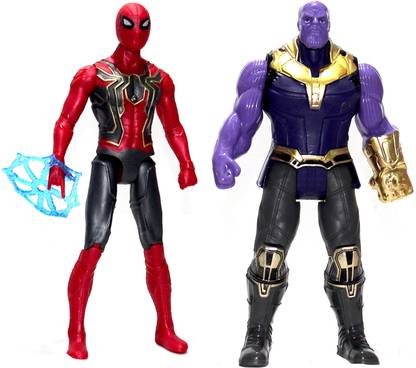 WOW Toys-Delivering Joys of Life Titan Hero Series|| Spider Man and Thanos Big and Realistic action figure toys