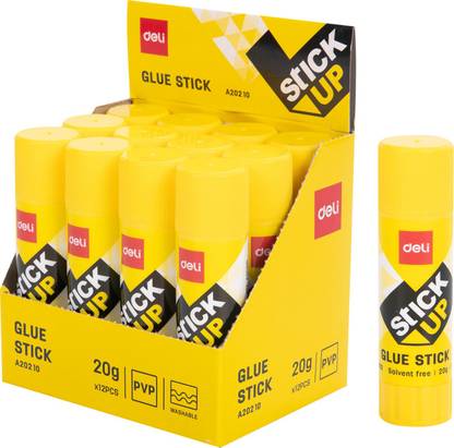 Deli WA20210 Glue Stick, 20g, Pack of 12