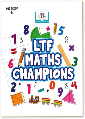 Maths Champions Brain Development Kids, Multiple Maths concepts, Ideal for Home-schooling, UKG-GRADE 1 & 2. Children 4-7yrs. Educational Worksheets, Fun & Learn