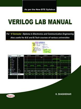Verilog Lab Manual For 6 Sem Diploma In Electronics & Communication Engineering For Be & B Tech