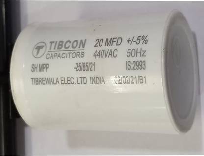 PMW Tibcon Capacitor - 20 Mfd Capacitor - Pack Of 1 Power Capacitor