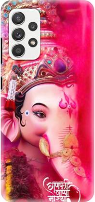 NDCOM Back Cover for Samsung Galaxy A52 Ganpati Bappa Shree Ganesh Printed