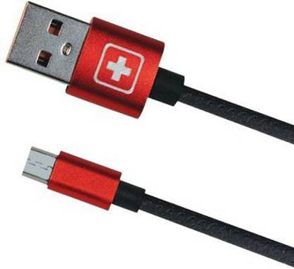 SWISS MILITARY Micro USB Cable 2.4 A 1.2 m Snake Pattern TPBLM