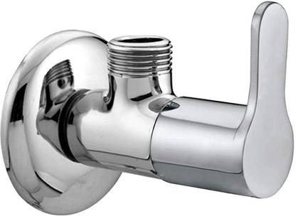 LAVITA Angular Stop Cock (FUSION) 100% Brass with Chrome Finish with Round Flange Stop Cock Faucet