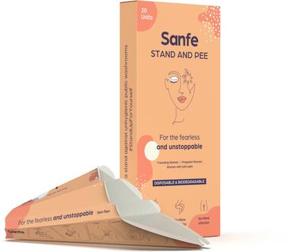Sanfe Stand And Pee For Women (20 Units) Disposable Female Urination Device Disposable Female Urination Device