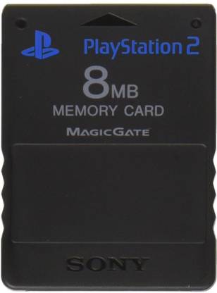 maxcom High Quality Standard full Storage Black 8MB for Playstation 2 Portable for PS2 Memory Card 1 8 MB Compact Flash Class 2 1 MB/s  Memory Card Compatible with Gaming Console